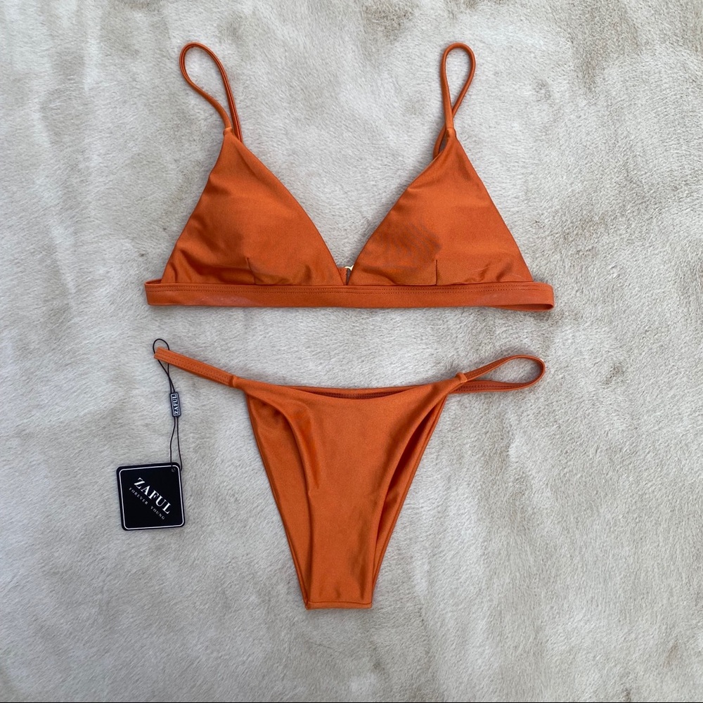 🌟SOLD🌟 Zaful Burnt Orange Bikini Swimsuit